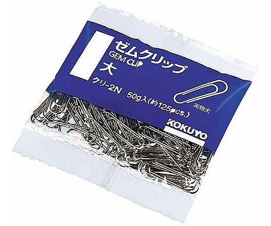 Large paper clips, 28mm, approx. 125 clips per pack, CL-2N, 1 bag (125 clips per pack)