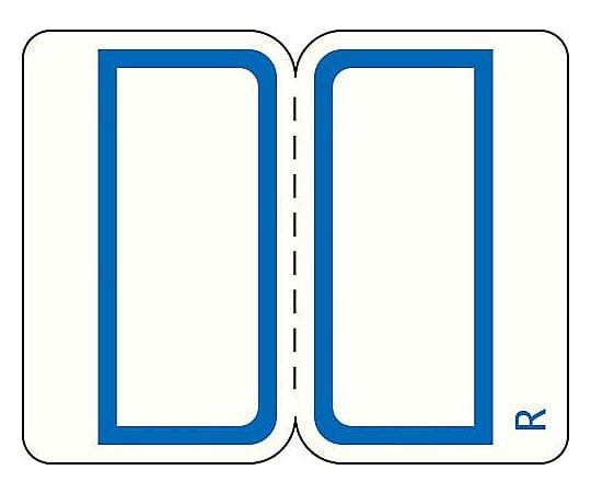 Tuck Index Blue Medium Recycled Paper/Recyclable 1 Pack (120 Pieces) TA-E21NB 1 Pack (120 Pieces)