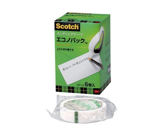 メンディングテープエコノパック 24mm×30m 6巻入 巻芯径76mm MP-24 1箱(6巻入)