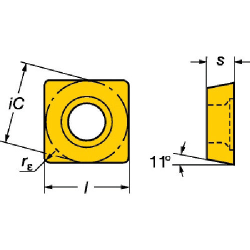 Sandvik Milling Chip (350) 4040 SPMT 12 04 08-WL 10 pieces