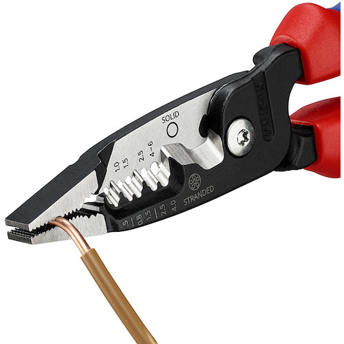 KNIPEX 電工用多機能プライヤー 200mm コンフォートグリップ 1372200ME 1 丁