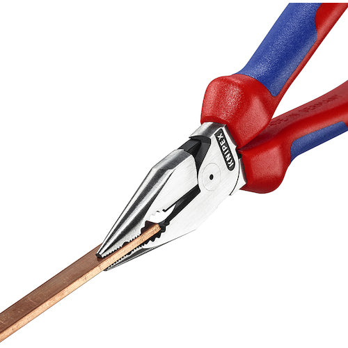 KNIPEX ニードルノーズコンビネーションプライヤー 185mm コンフォートグリップ 0822185 1 丁
