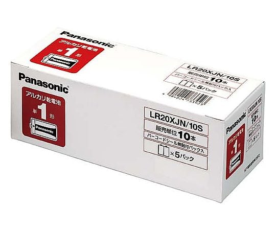 アルカリ乾電池 単1 10本入 LR20XJN/10S 1パック(10本入)
