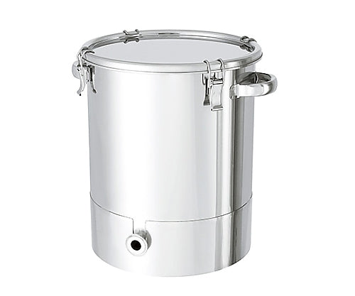 Stainless steel airtight container with gradient bottom, clip type, A-type silicone packing included, 45L, KTT-CTH-39, 1 piece