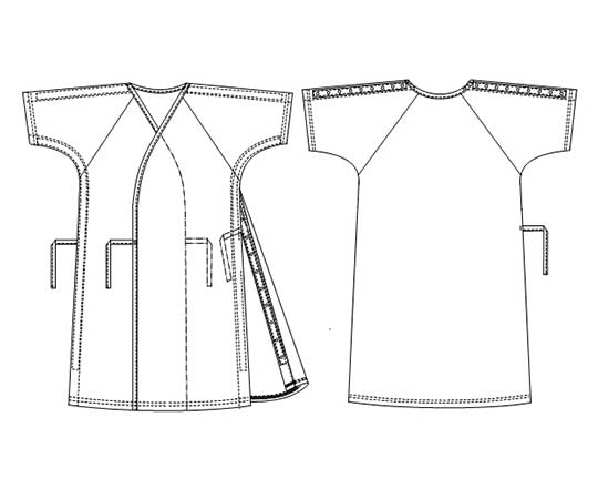 Pre- and Post-operative Clothing M Green EG315 1 piece
