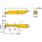 サンドビック コロターンXS 超硬ブランク(325) H10F CXS-06TE98-15-6230R 1 本