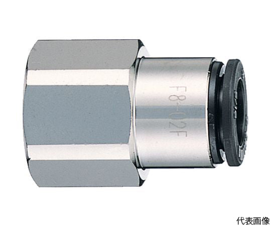 Five female connector 6mm・RC1/4 F6-02F 1 piece