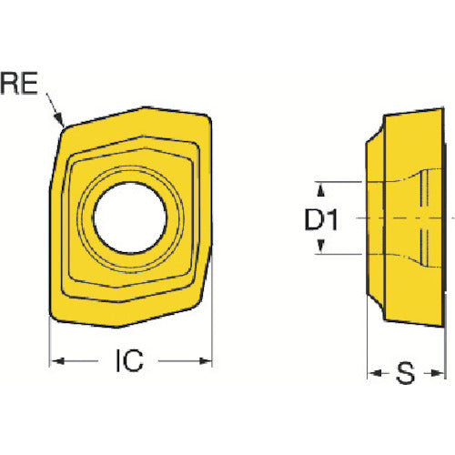 サンドビック 穴あけ加工用チップ スーパーUドリル(365) 1144 880-01 02 03H-C-LM 10 個
