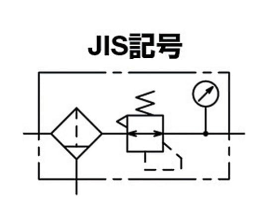 フィルタレギュレータ W1000-8-W 1個