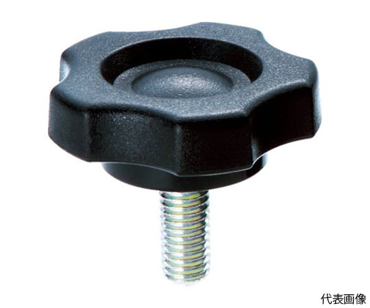 ファイブロブノブボルト Φ35 M6X15 (P=1) TFKB1-M6X15 1個