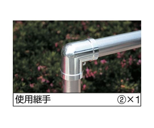 単管用パイプジョイント コーナーL継ぎ HKE2L 1個