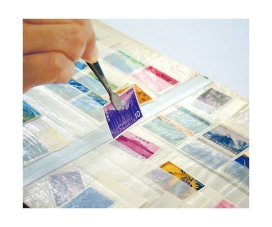 ステンレス製ピンセット 120mm 切手用 TSP-32 1本