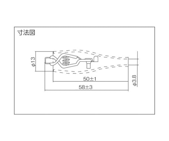 Battery clip C-531S, rated at 30A, 1 red and 1 black, C-531S-R/B, 1 piece/set
