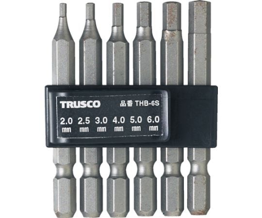 Hexagonal bit set 1 set (6 pieces) THB-6S 1 set (6 pieces)