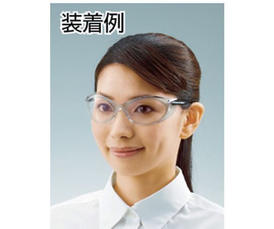 Twin-eye safety glasses, goggle type, clear lenses, TSG-814TM, 1 piece