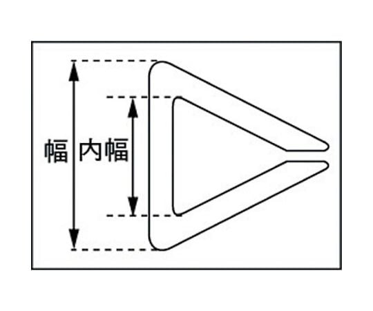 安心クッション H鋼用トラ柄大 黄/黒 TAC-350HYB 1本