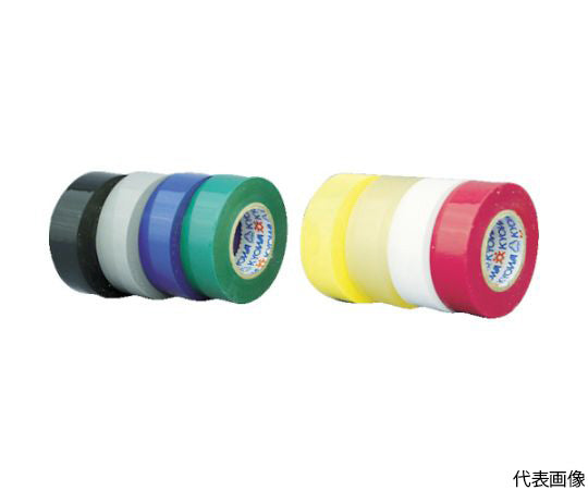 ビニルテープ 19mm×20m 赤 10巻入り HF-534-C 1パック(10巻入)