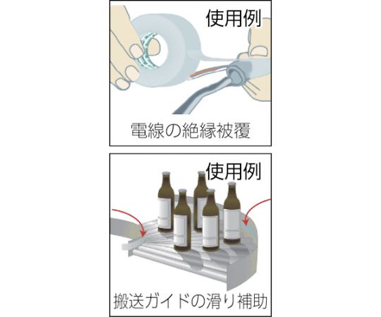 Fluoroplastic film adhesive tape ASF-110FR 0.23t x 100w x 10m ASF110FR-23X100 1 roll