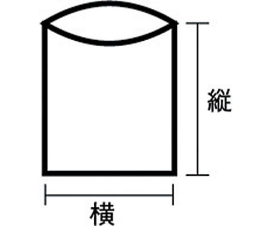 厚手ポリ袋 縦300X横200Xt0.1 透明 (100枚入) B-2030 1袋(100枚入)
