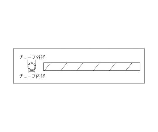 スパイラルチューブ 10m 結束径Φ6.0~30.0 白 TSP8W 1巻