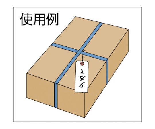 針金付き豆荷札 60×30MM 300枚 THNF-S-300 1パック(300枚入)