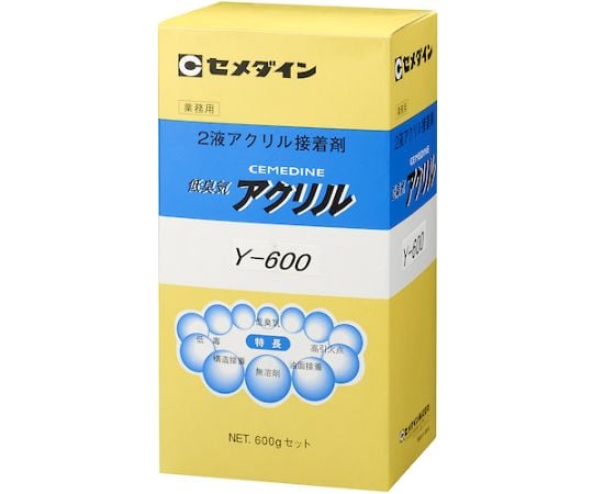 아크릴계 접착제 메탈록 Y600 600g세트 AY-020 1세트