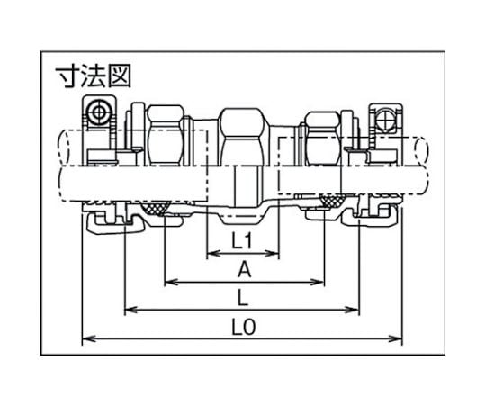 PVC pipe x steel pipe dissimilar pipe joint SKX socket SKX-S-V16X16 1 piece