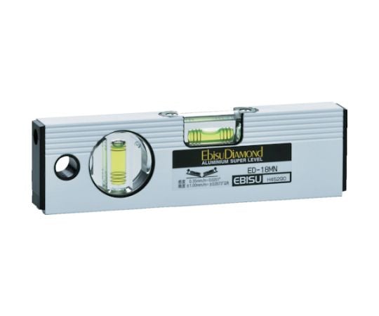 자석 부착 기본 레벨(실버) 180mm ED-18MN 1개