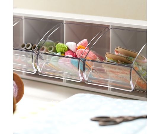 Clear Pocket Box with 4 drawers CPB-4 1 piece