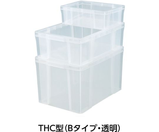 THC형 컨테이너 유효내 치수 375X245X134 파랑 THC-13B B 1개