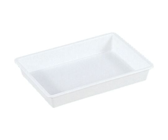 プラスチックトレー 200321 サンバット3号(抗菌タイプ)ホワイト SKVAT-3KOKIN-WH 1個