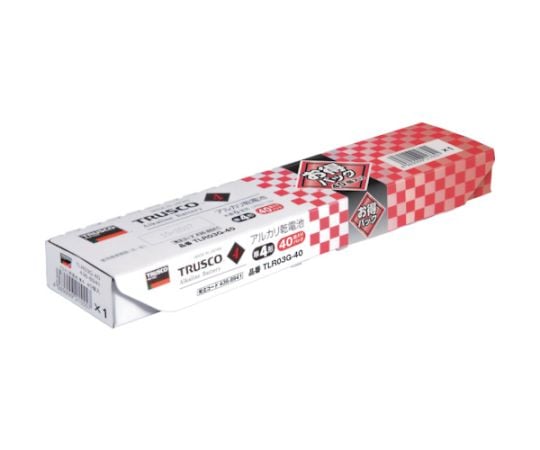 アルカリ乾電池 単4 お得パック (1Pk(箱)=40本入) TLR03G-40 1パック(40本入)