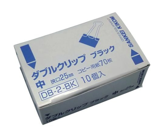더블 클립 중 (10개입) DB-2-BK 1상자(10개입)