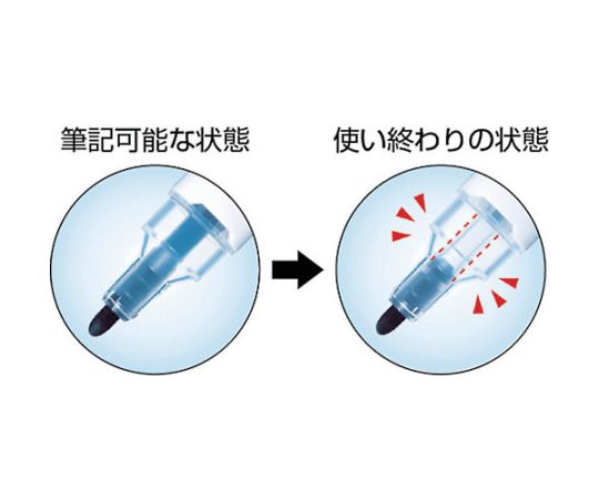 Board marker PWB-120-4M red medium round tip PWB1204M.15 1 piece