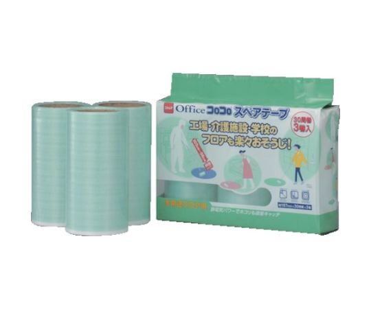 Office Corocoro Spare Tape Multipurpose Floor Use 187mm (3 rolls) C3010 1 pack (3 rolls)