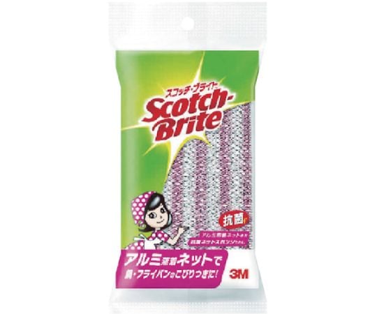 スコッチ・ブライト 抗菌アルミネットスポンジたわし NT-02K 1個
