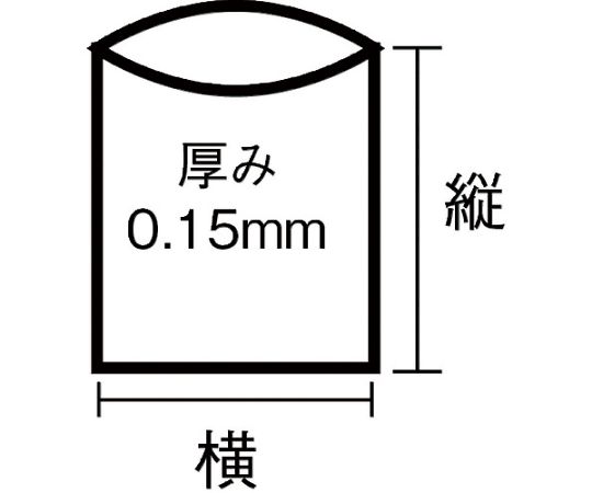 Commercial use polybag 0.15 x 20L 5 pieces U-0020 1 bag (5 pieces)