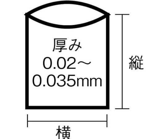 투명 쓰레기봉투(재생 원료 타입) 90 L (10장입) U-90 1봉투(10장입)