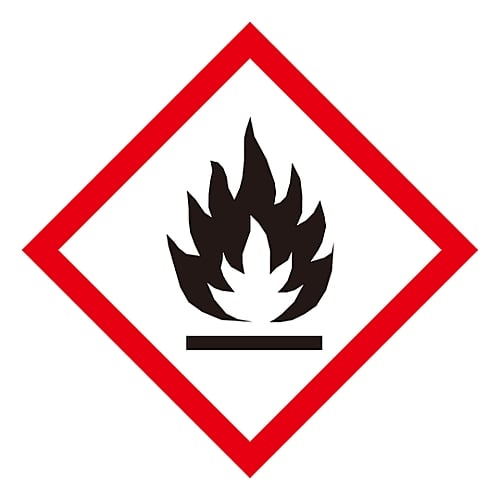 GHS sticker sign Flame GHS-1 (small) 1 set (5 sheets) 037301 1 set (5 sheets)