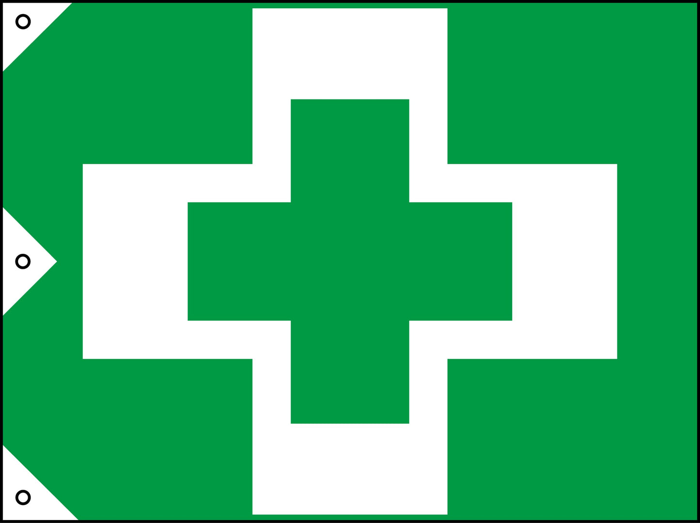 Flag Safety and Health Flag (Medium) 250012 1 piece