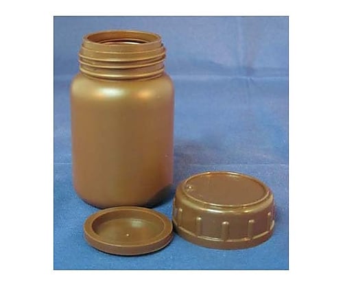 PE wide-mouth bottle (brown) 100ml M1-004-04 1 piece
