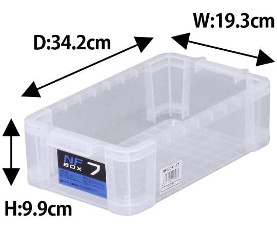 NF Box #7 Clear 444004 1 piece