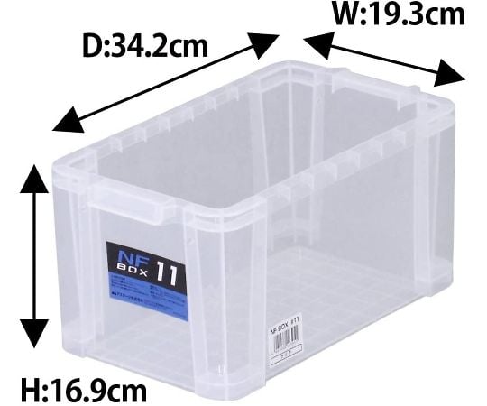 NF Box #11 Clear 444006 1 piece