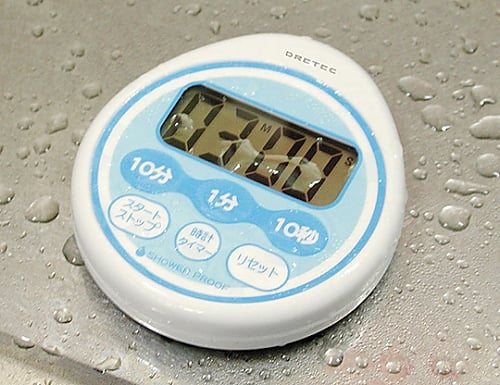 Waterproof timer with clock T-543BL 1 piece