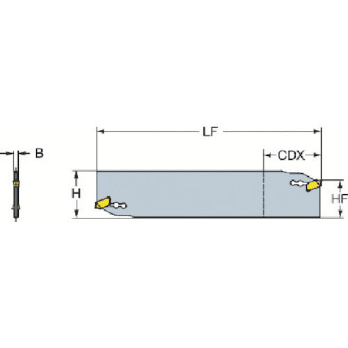 샌드빅 코로컷 QD 돌기 가공용 블레이드(420) QD-NN2H60-25A 1개