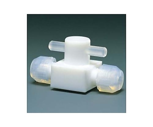 フッ素樹脂 ミニ二方バルブ圧入型 4φ NR1446-003 1個