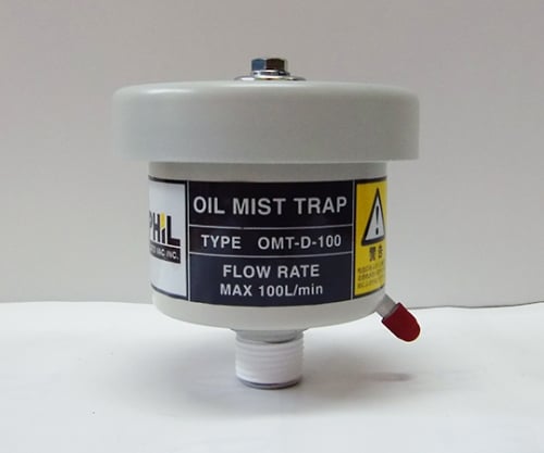 Oil mist trap, exhaust volume 100L or less, OMT-D-100, 1 piece