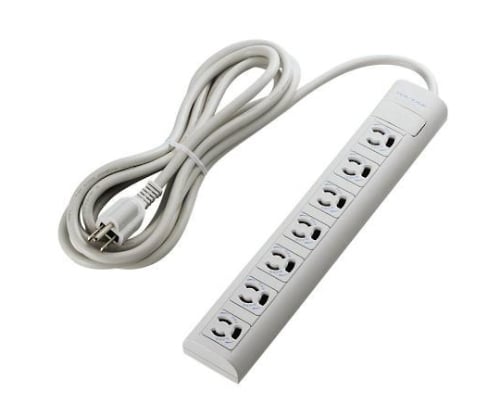 RoHs指令対応OAタップ 3P 7個口 マグネット 抜け止め 簡易 3m T-ECOY053NDA 1パック