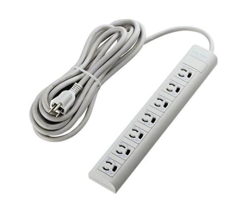 OAタップ 3P 7個口 マグネット 抜け止め 簡易 5m T-Y055NDA 1パック