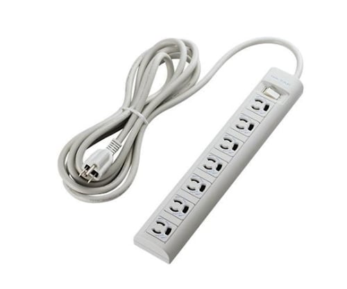 OA 탭 3P 7개구 마그넷 빠짐 방지 스위치 간이 3m T-Y053DA 1팩